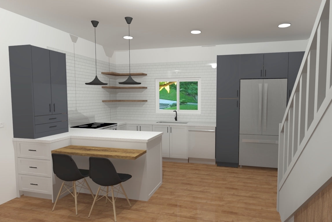 Kitchen - 3D Rendering Example
