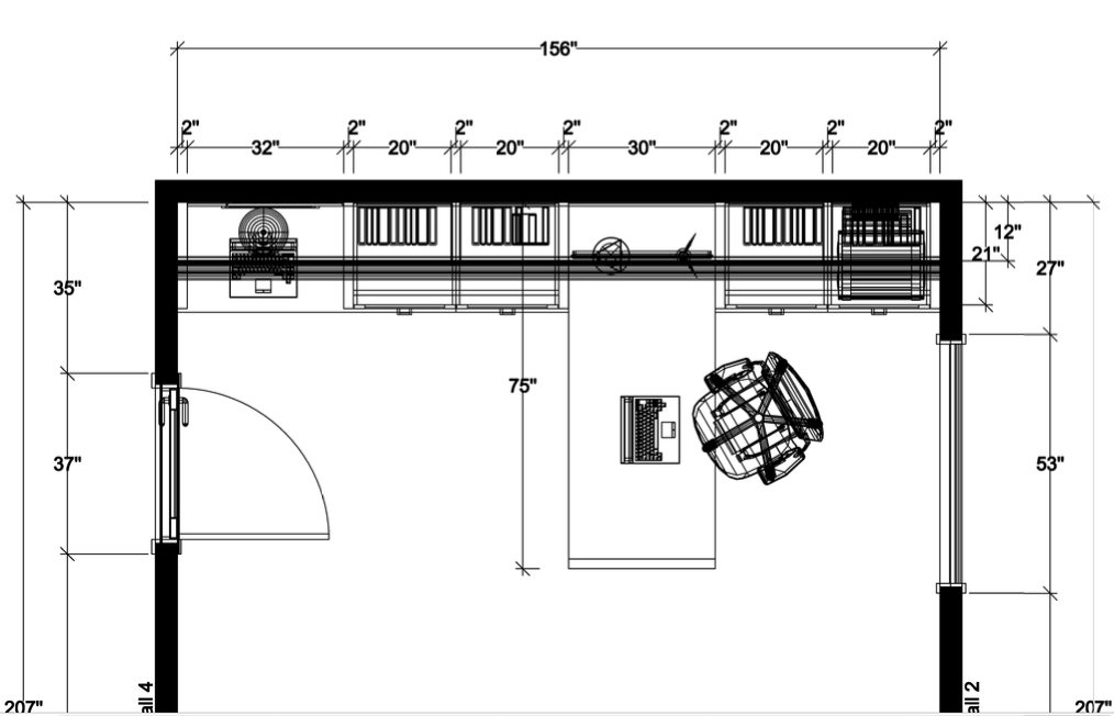 Home Office - Plan View Example